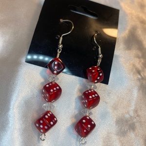 Dice drop earrings 🎲